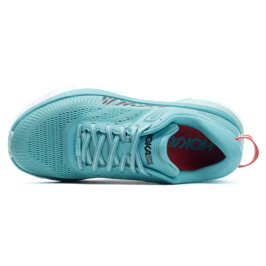 Hoka One One Bondi 7 Mesh Women's Low-Top Road Running Trainers#color_aquarelle eggshell blue