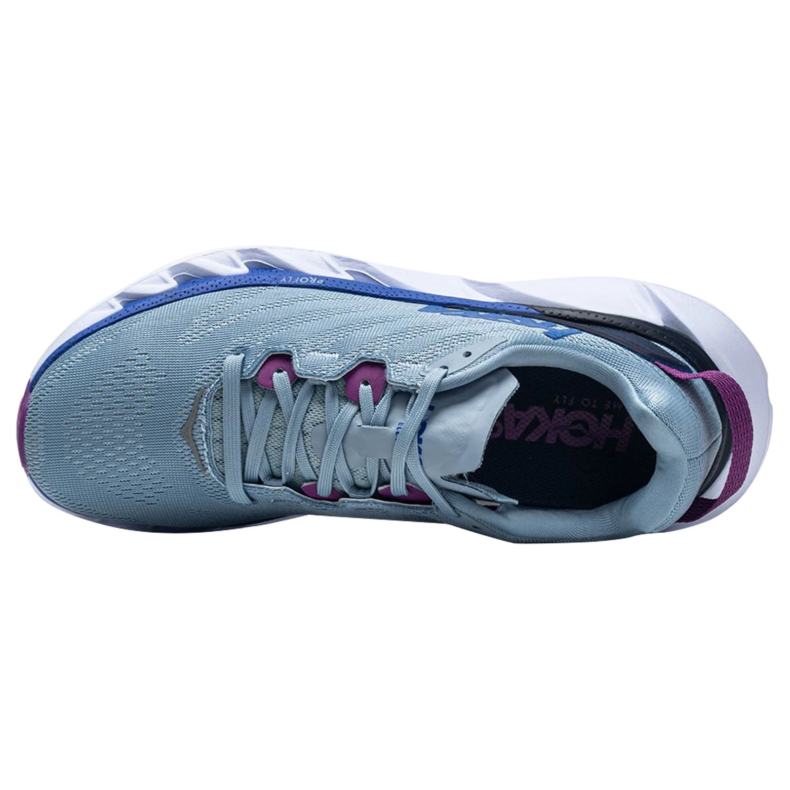 Hoka One One Elevon 2 Mesh Women's Low-Top Road Running Trainers#color_ballad blue dazzling blue