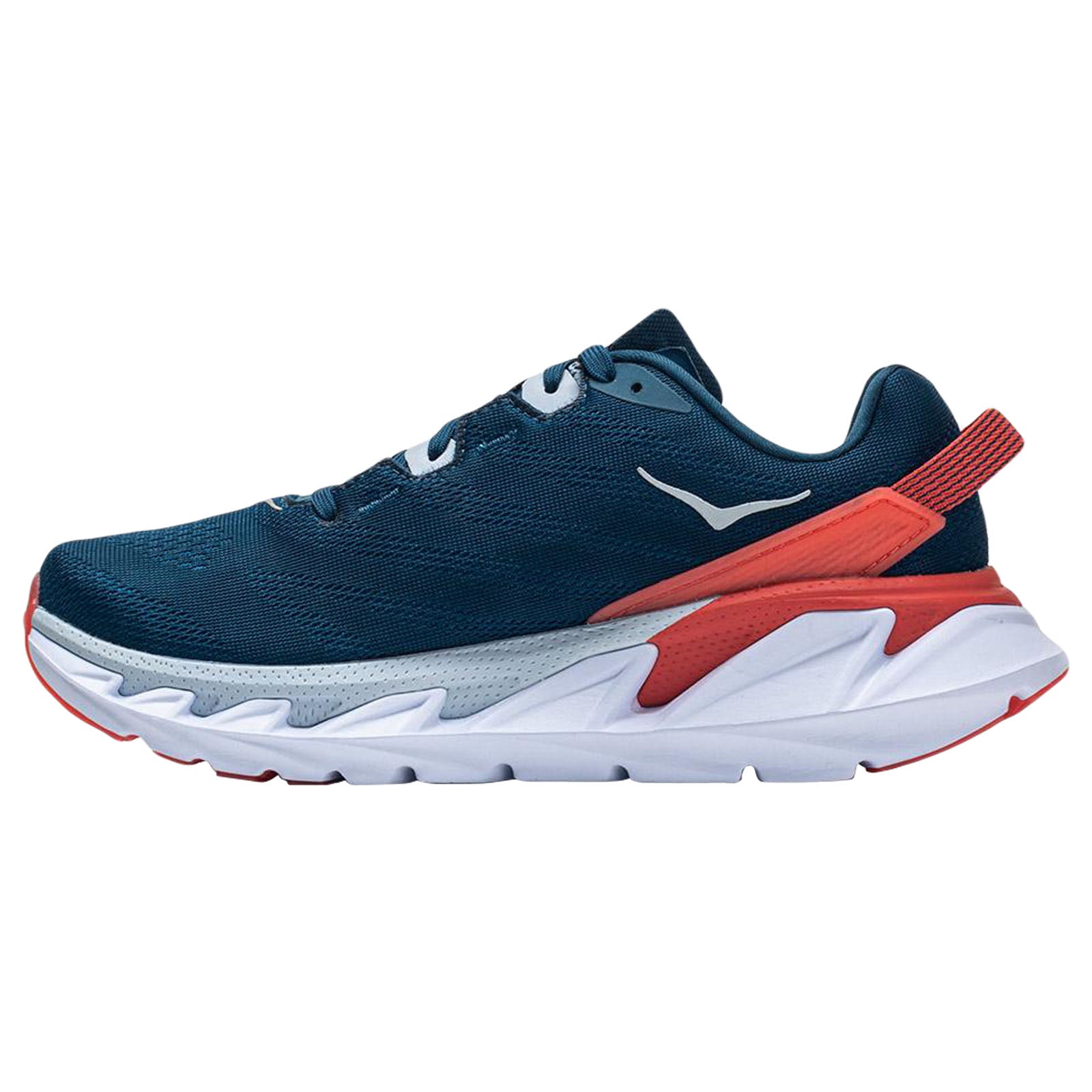 Hoka One One Elevon 2 Mesh Women's Low-Top Road Running Trainers#color_moroccan blue hot coral