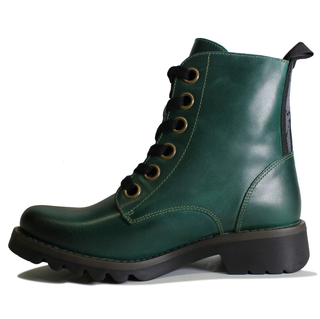 Fly London RAGI539FLY Rug Leather Womens Boots#color_shamrock green