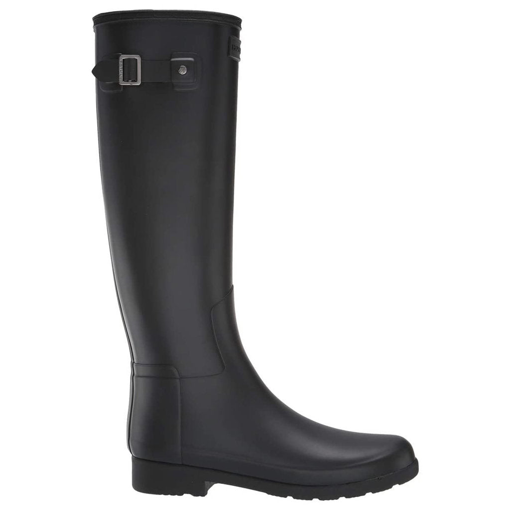 Hunter Original Refined Rubber WF Women's Tall Wellington Boots#color_black