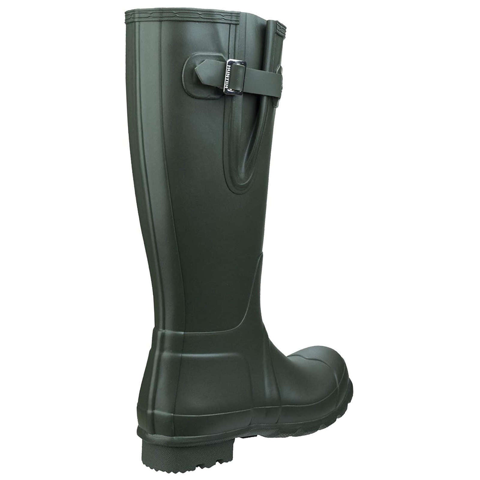 Hunter Original Side Adjustable Rubber Men's Tall Wellington Boots#color_dark olive