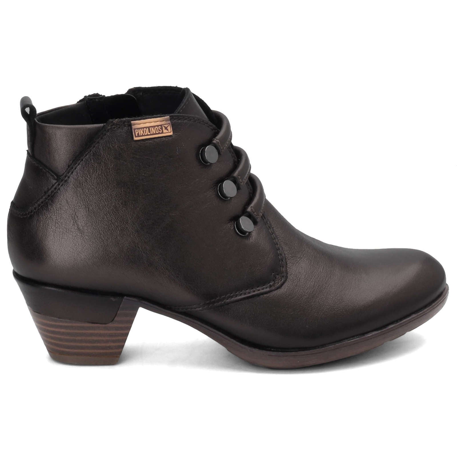 Pikolinos Rotterdam 902-8746CL Leather Womens Boots#color_moka