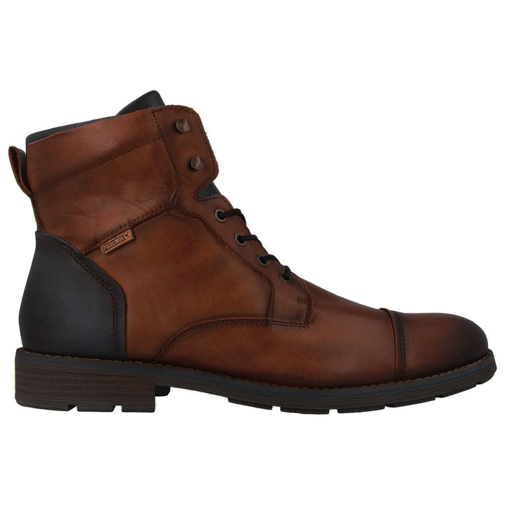 Pikolinos York M2M Leather Mens Boots#color_cuero