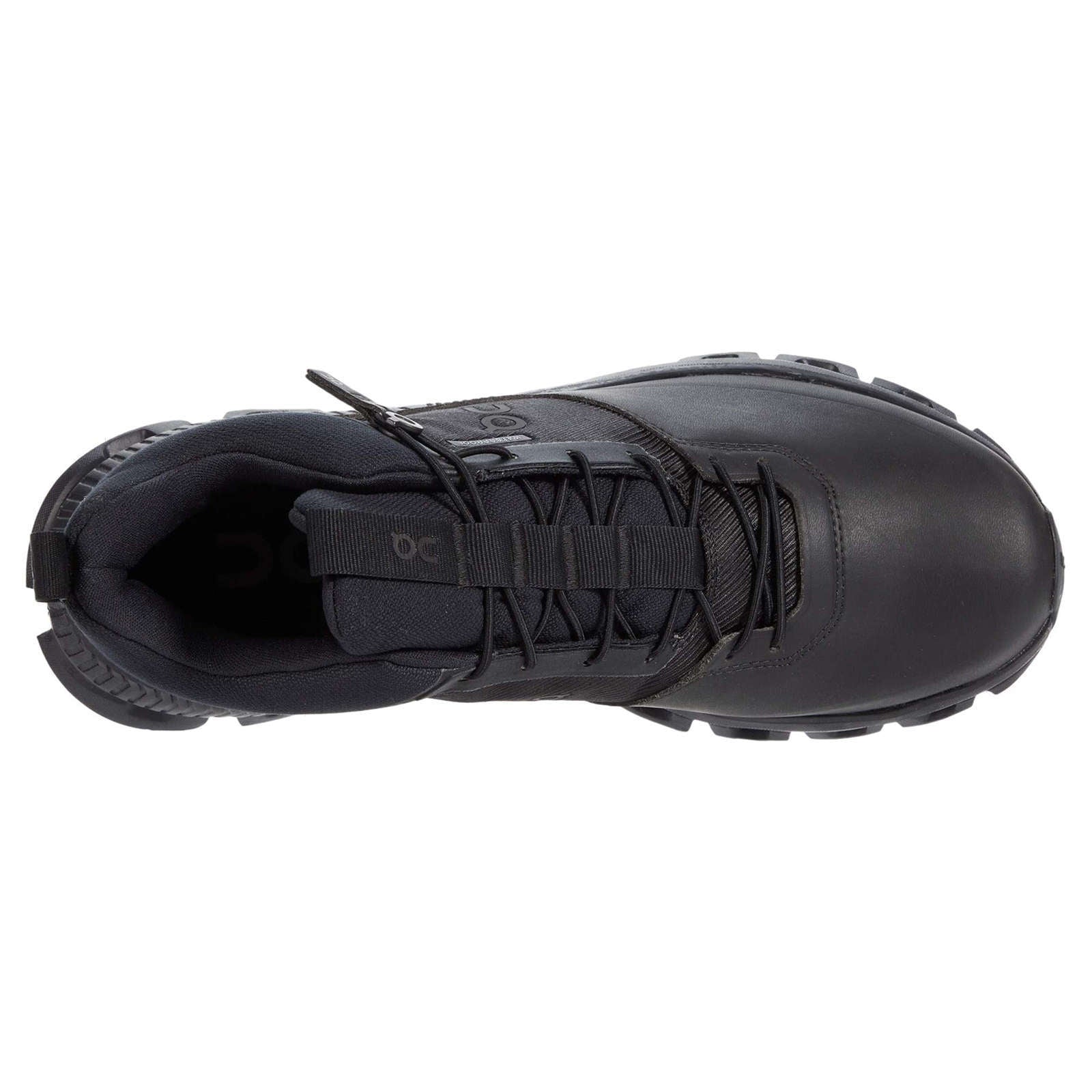 On Running Cloud Hi Waterproof Mesh Men's Low-Top Trainers#color_black