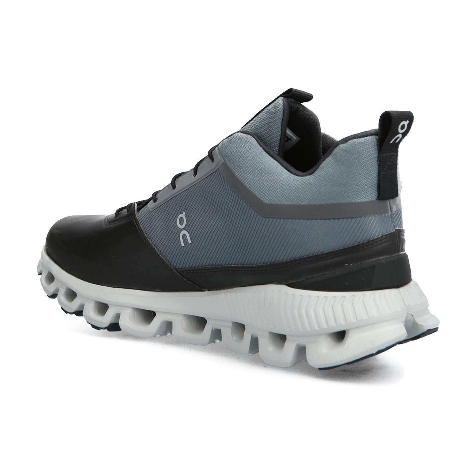 On Running Cloud Hi Waterproof Mesh Men's Low-Top Trainers#color_rock magnet