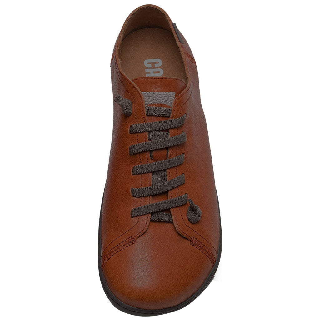 Camper Peu Calfskin Leather Men's Barefoot Trainers#color_orange