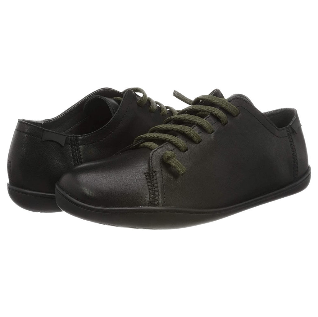 Camper Peu Calfskin Leather Men's Barefoot Trainers#color_black black