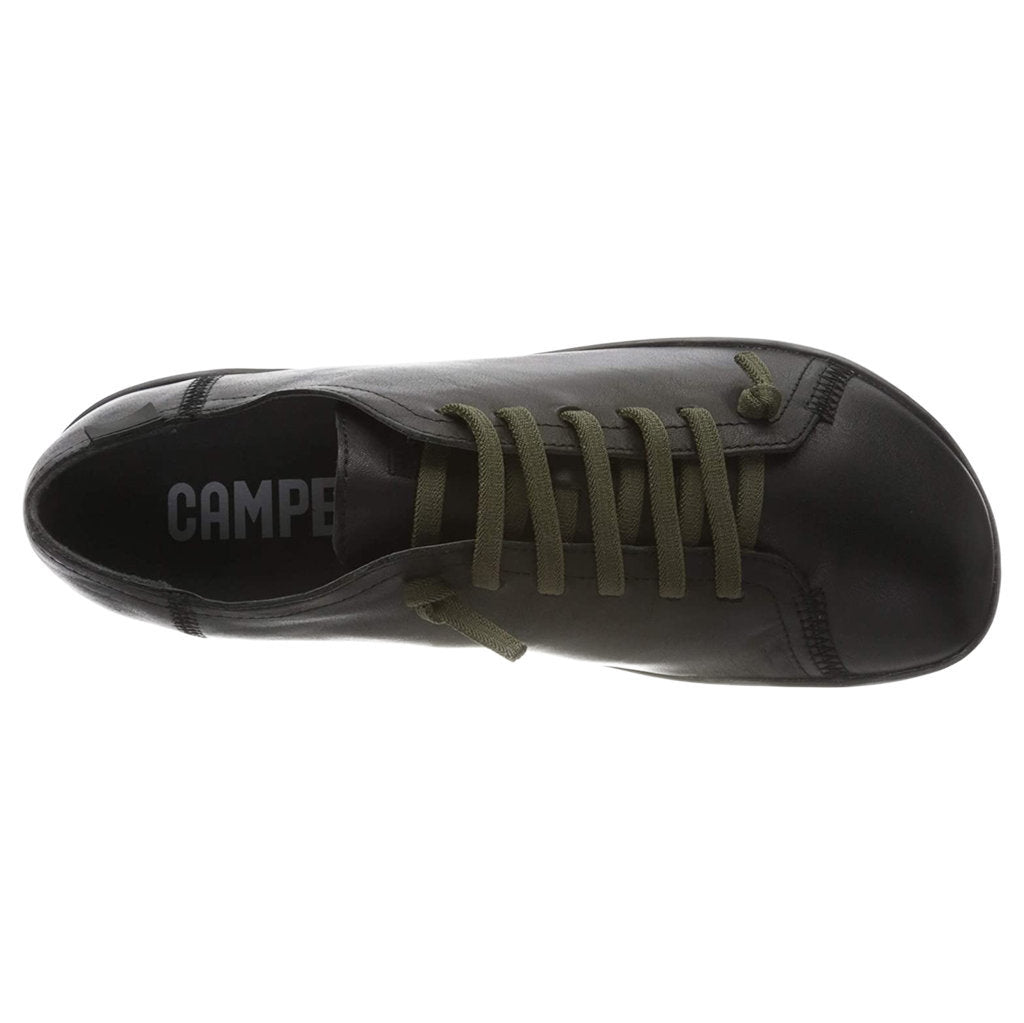 Camper Peu Calfskin Leather Men's Barefoot Trainers#color_black black