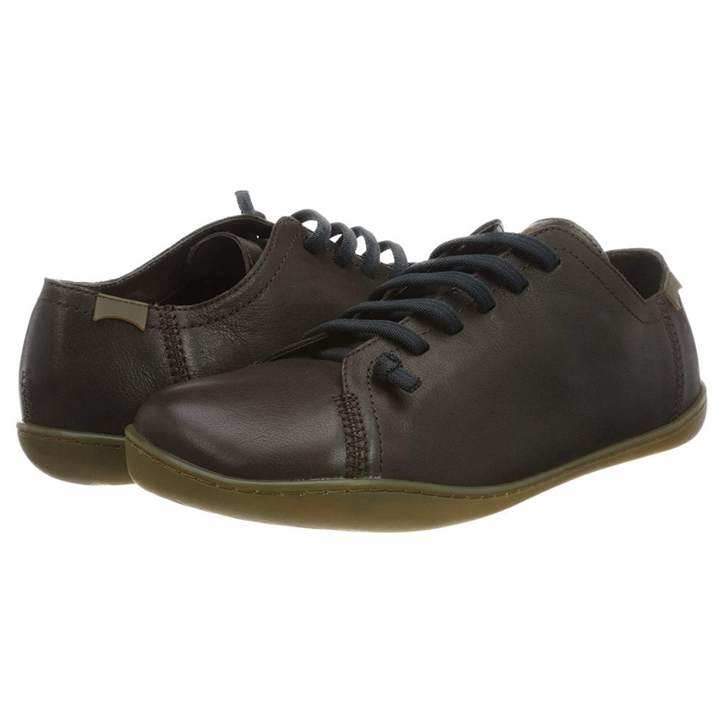 Camper Peu Calfskin Leather Men's Barefoot Trainers#color_brown