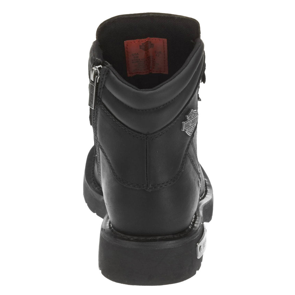 Harley Davidson Electron Full Grain Leather Men's Riding Boots#color_black