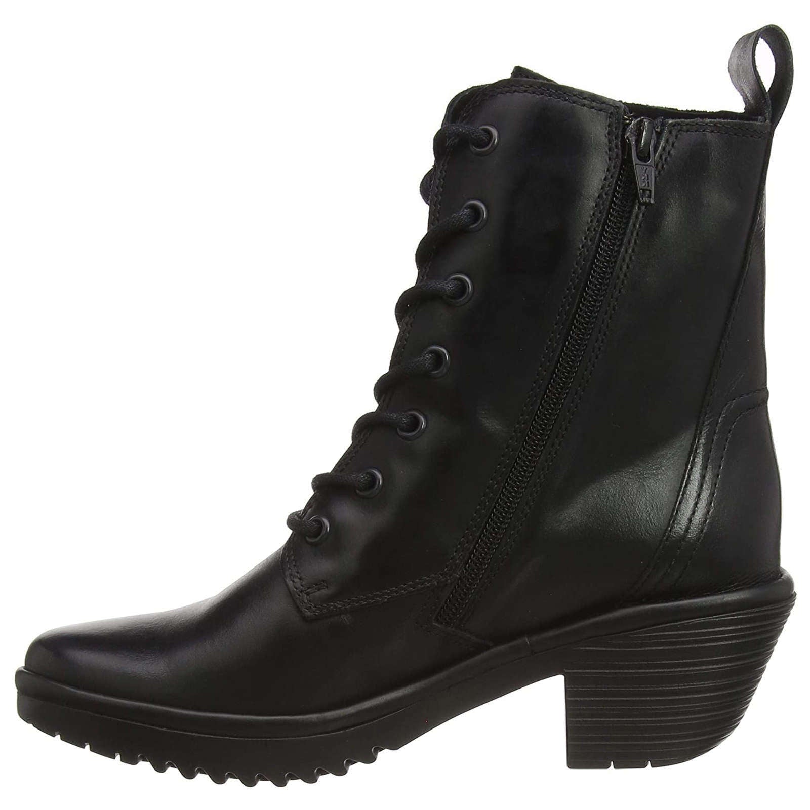 Fly London WEBE244FLY Leather Womens Boots#color_black