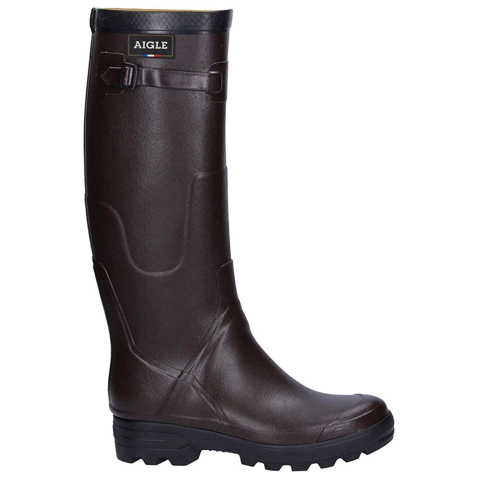 Aigle Benyl M Rubber Womens Boots#color_brown