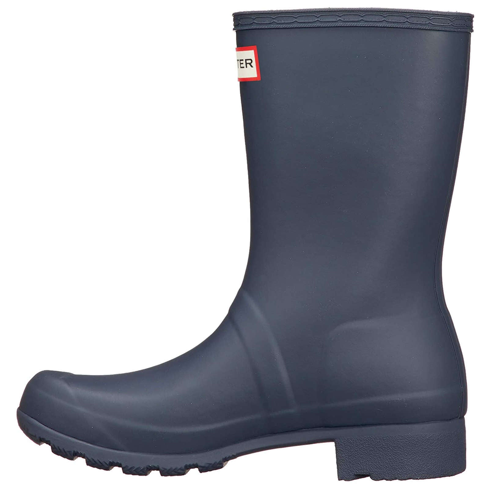 Hunter Original Tour Foldable Rubber Women's Short Wellington Boots#color_navy