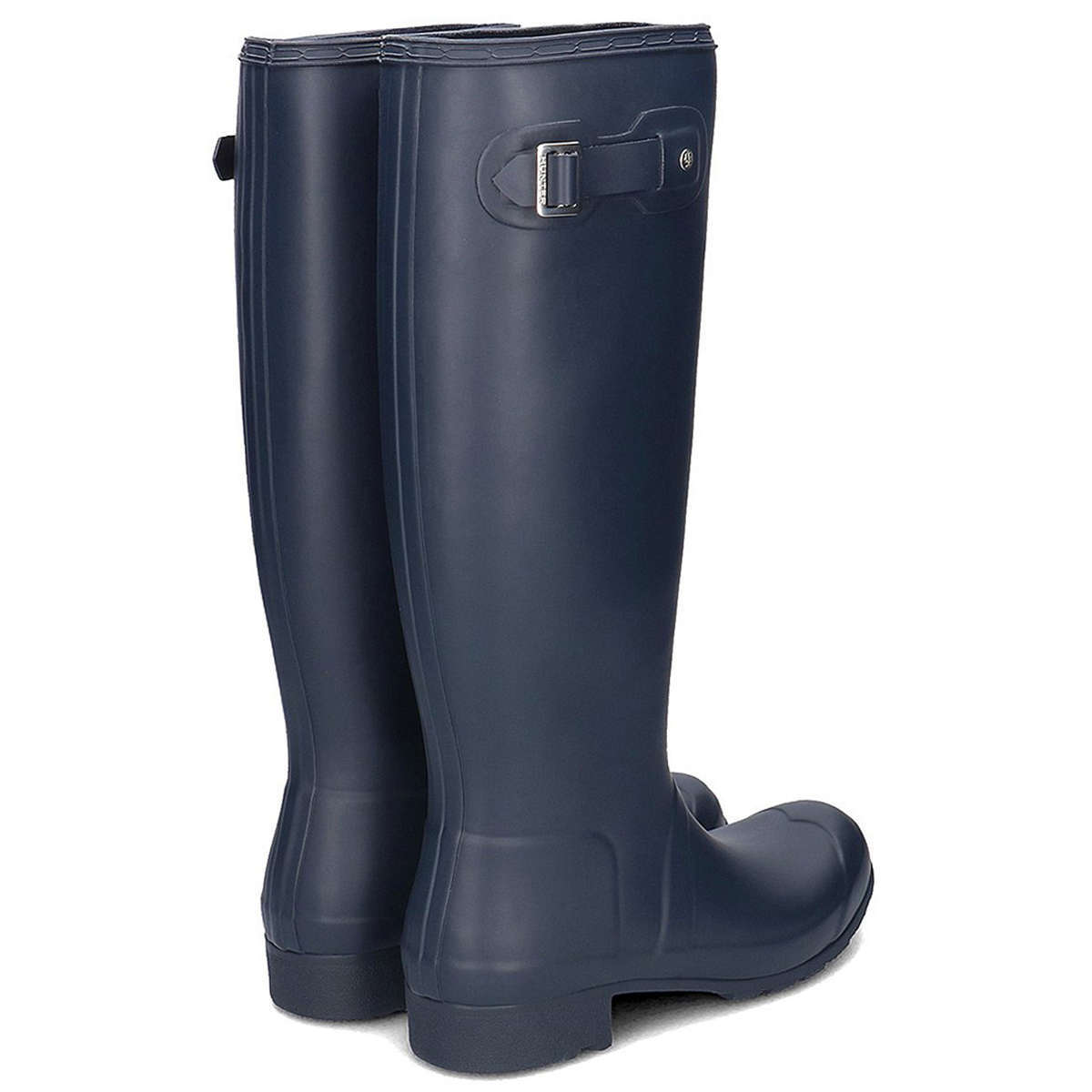 Hunter Original Tour Foldable Rubber Women's Tall Wellington Boots#color_navy