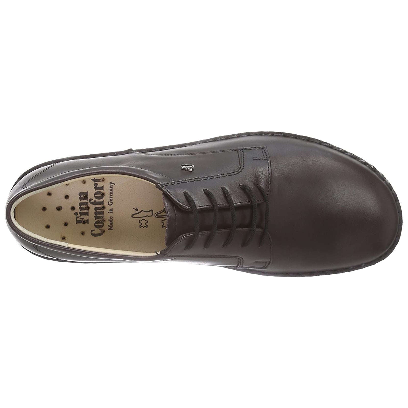 Finn Comfort Milano Smooth Leather Men's Shoes#color_chianti