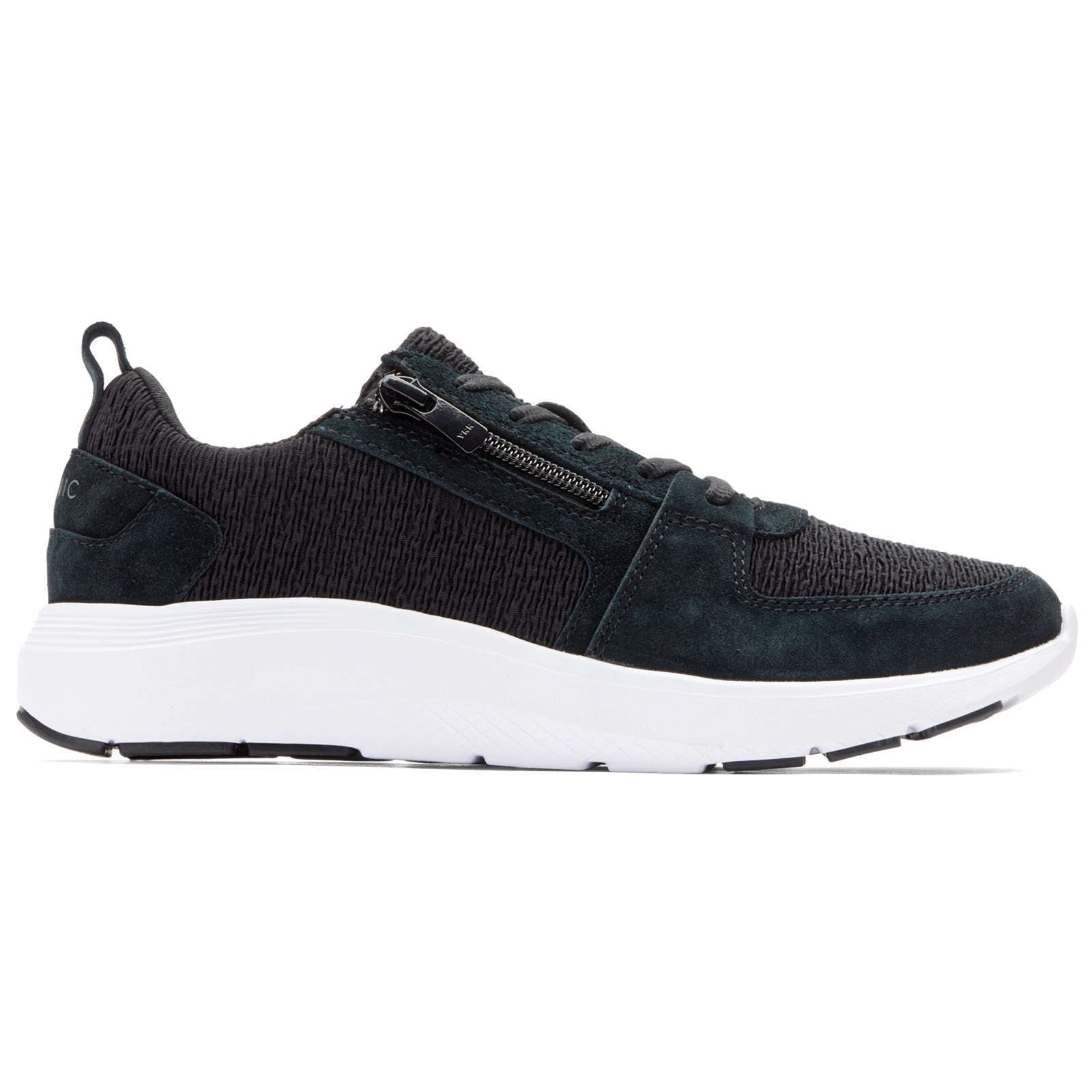 Vionic Delmar Remi Suede Textile Womens Trainers#color_black