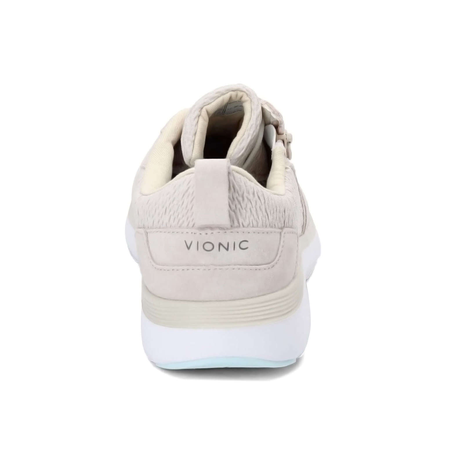 Vionic Delmar Remi Suede Textile Womens Trainers#color_cream