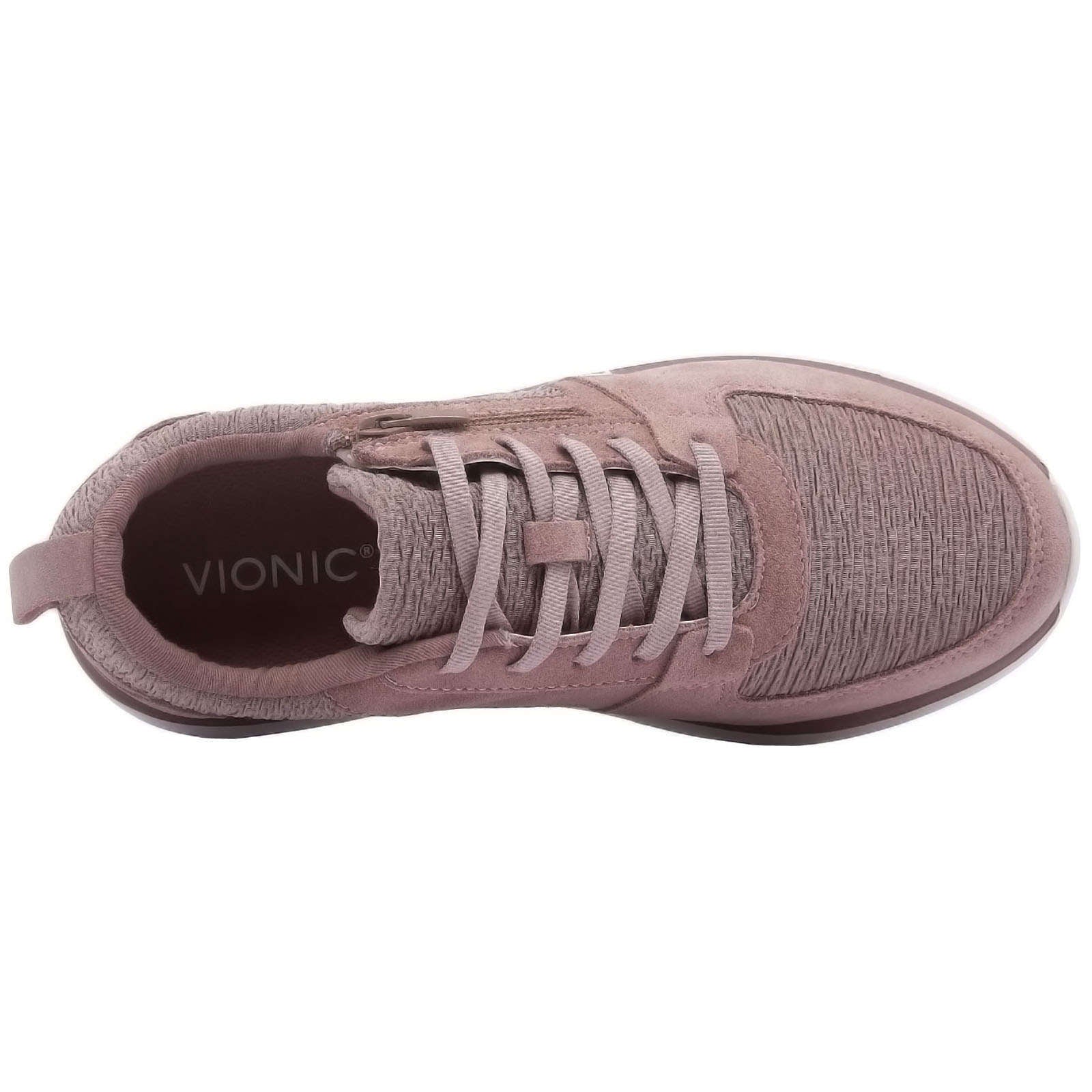 Vionic Delmar Remi Suede Textile Womens Trainers#color_blush