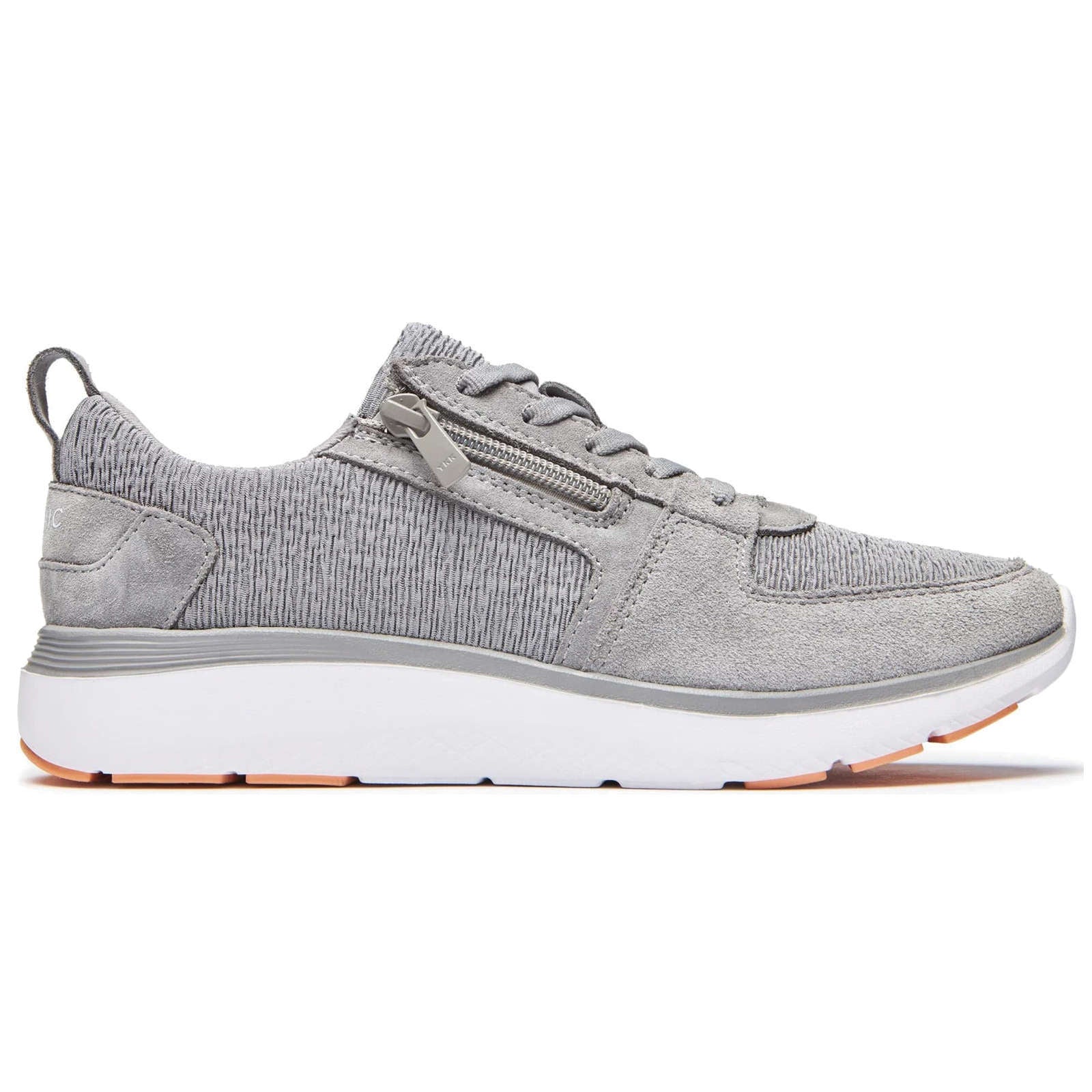 Vionic Delmar Remi Suede Textile Womens Trainers#color_slate grey