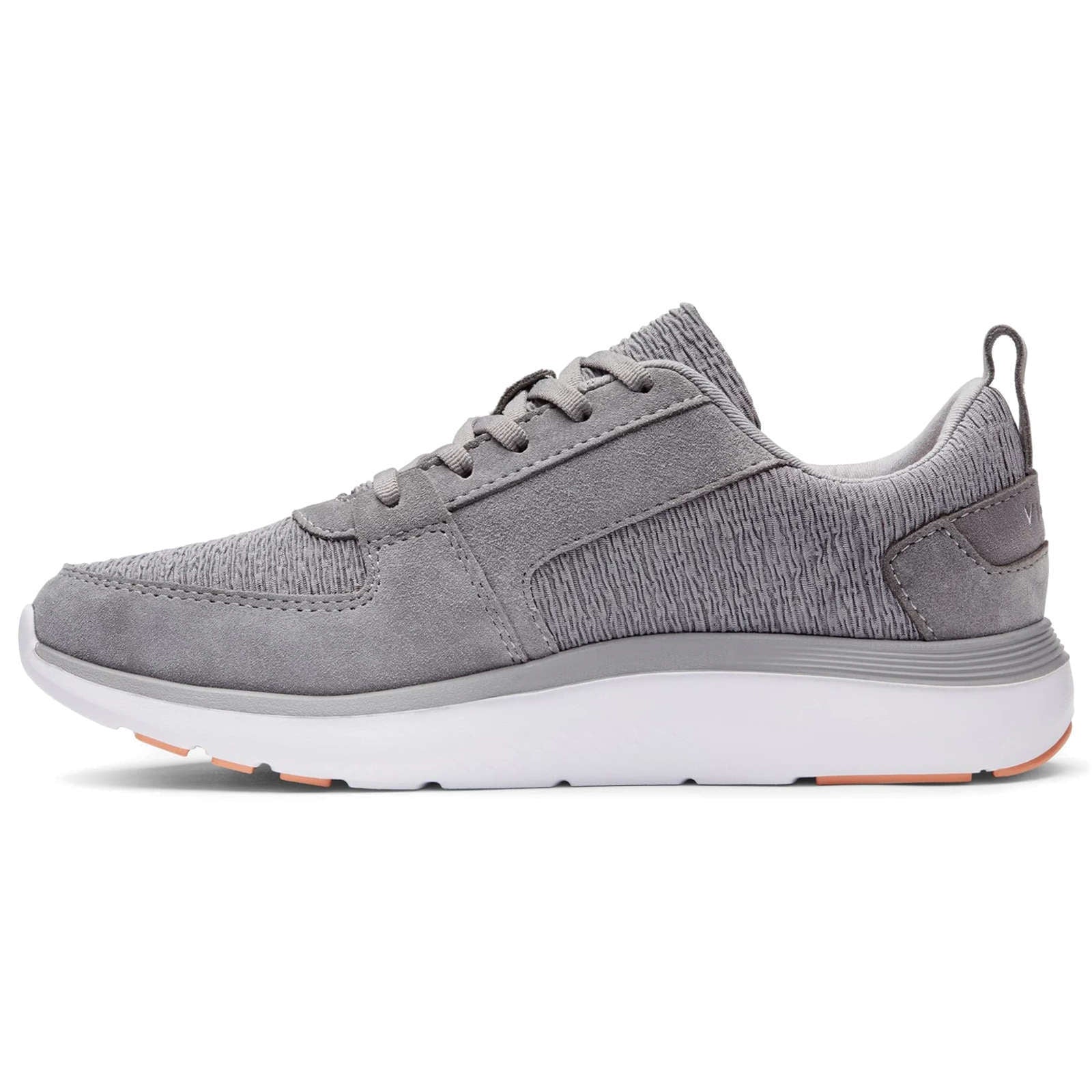 Vionic Delmar Remi Suede Textile Womens Trainers#color_slate grey