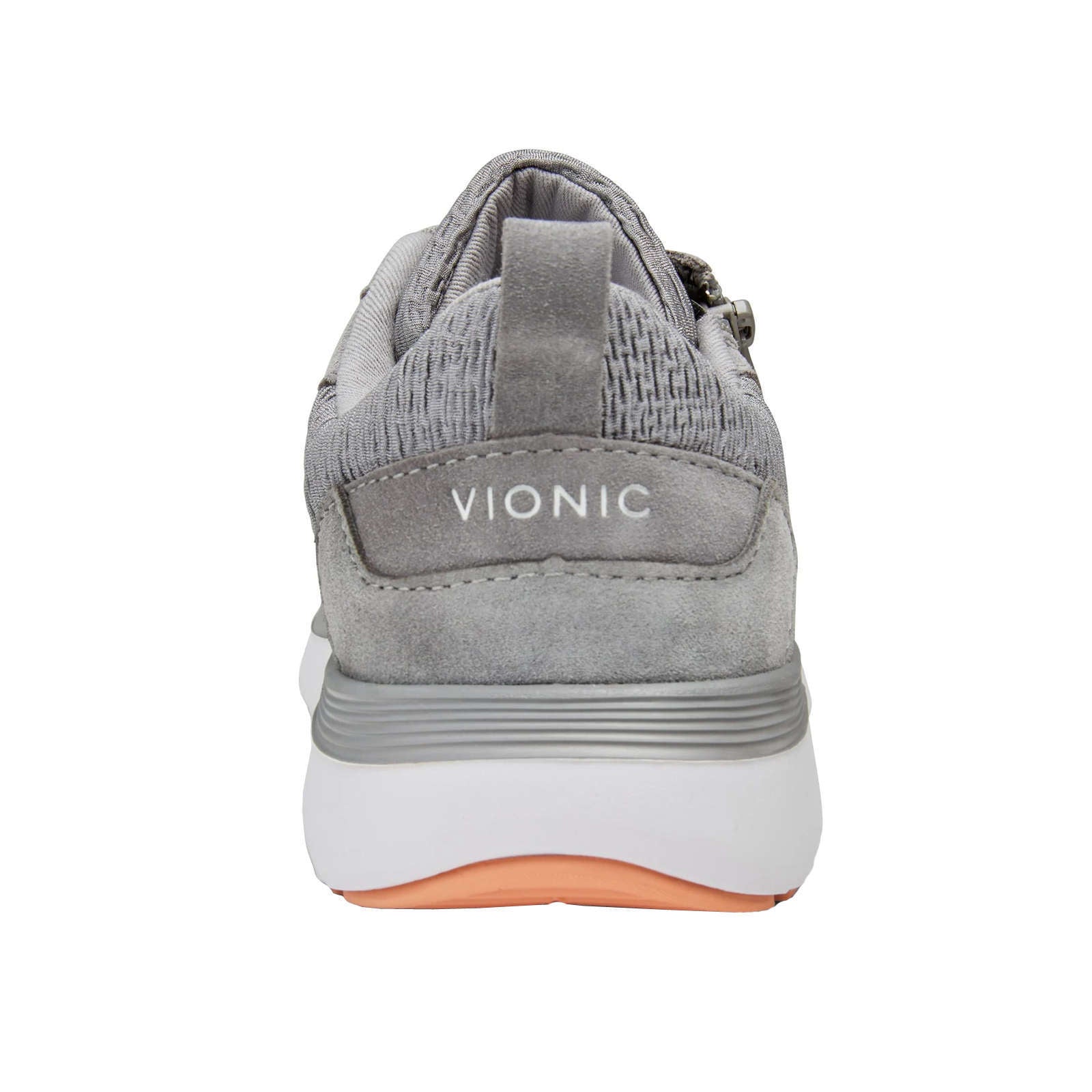 Vionic Delmar Remi Suede Textile Womens Trainers#color_slate grey