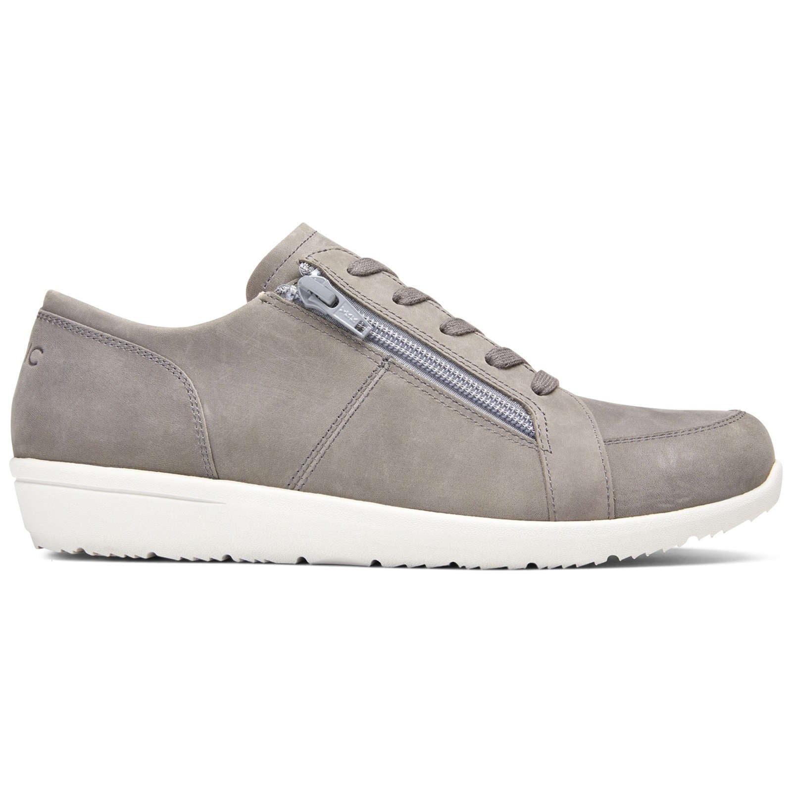 Vionic Magnolia Abigail Nubuck Womens Trainers#color_slate grey