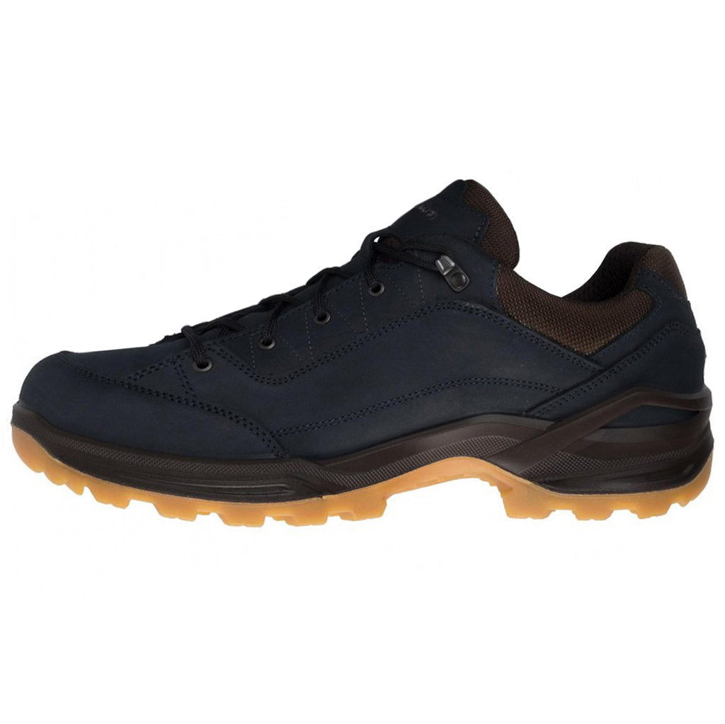 Lowa Renegade GTX Lo Nubuck Leather Men's Hiking Shoes#color_navy honey