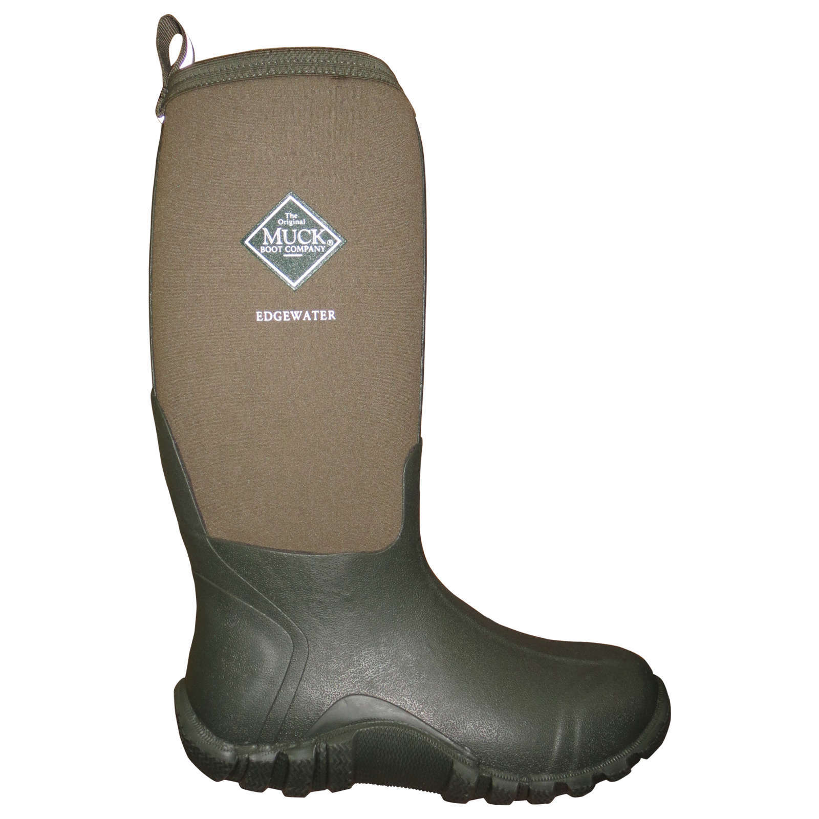 Muck Boot Edgewater Waterproof Unisex Tall Wellington Boots#color_moss