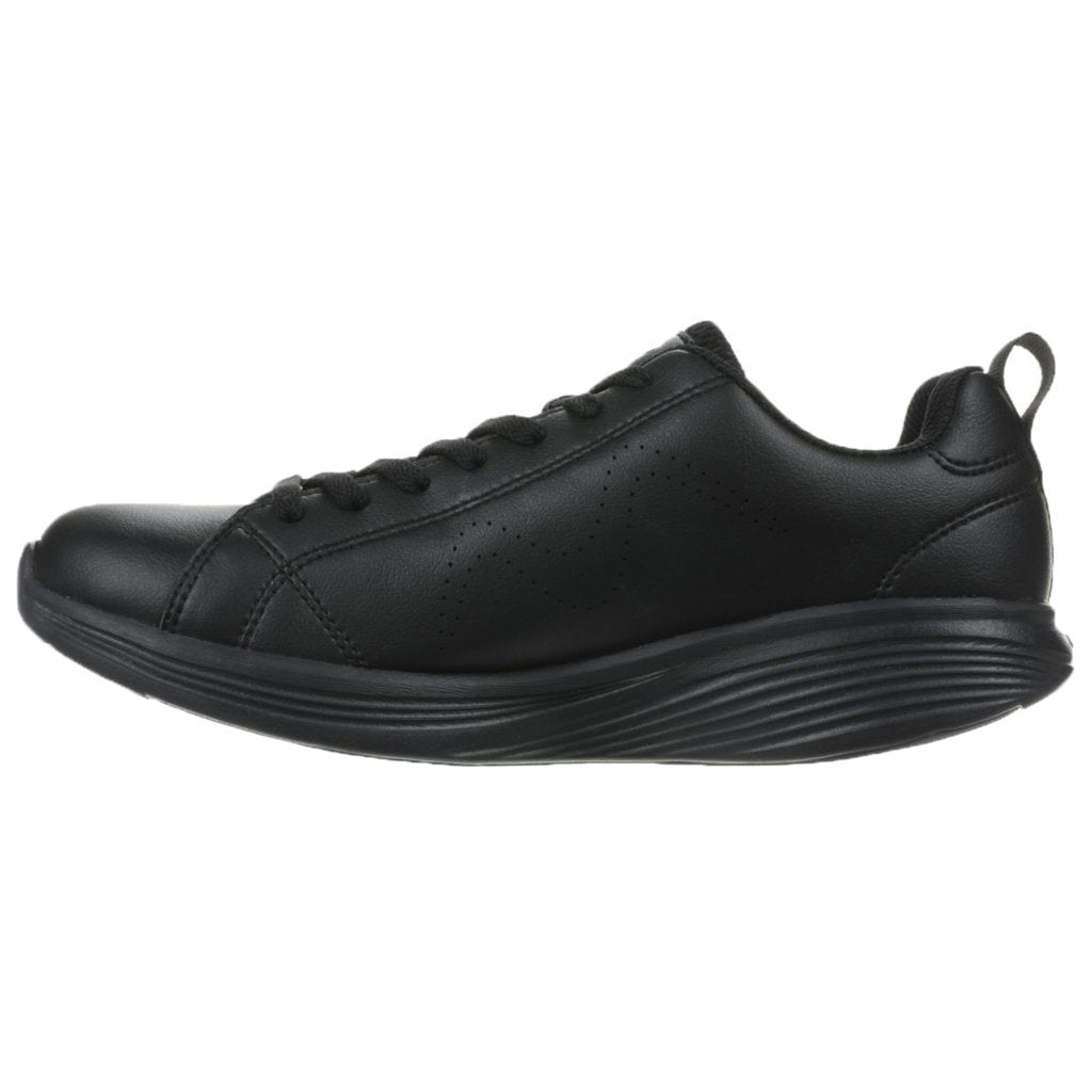 MBT Ren PU Leather Men's Low-Top Trainers#color_black