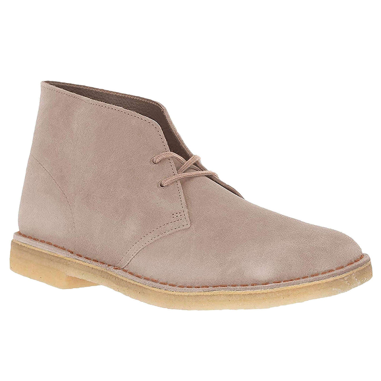 Clarks Originals Desert Boot Suede Leather Women's Boots#color_sand