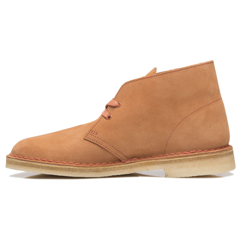 Clarks Originals Desert Boot Suede Leather Men's Boots#color_rust