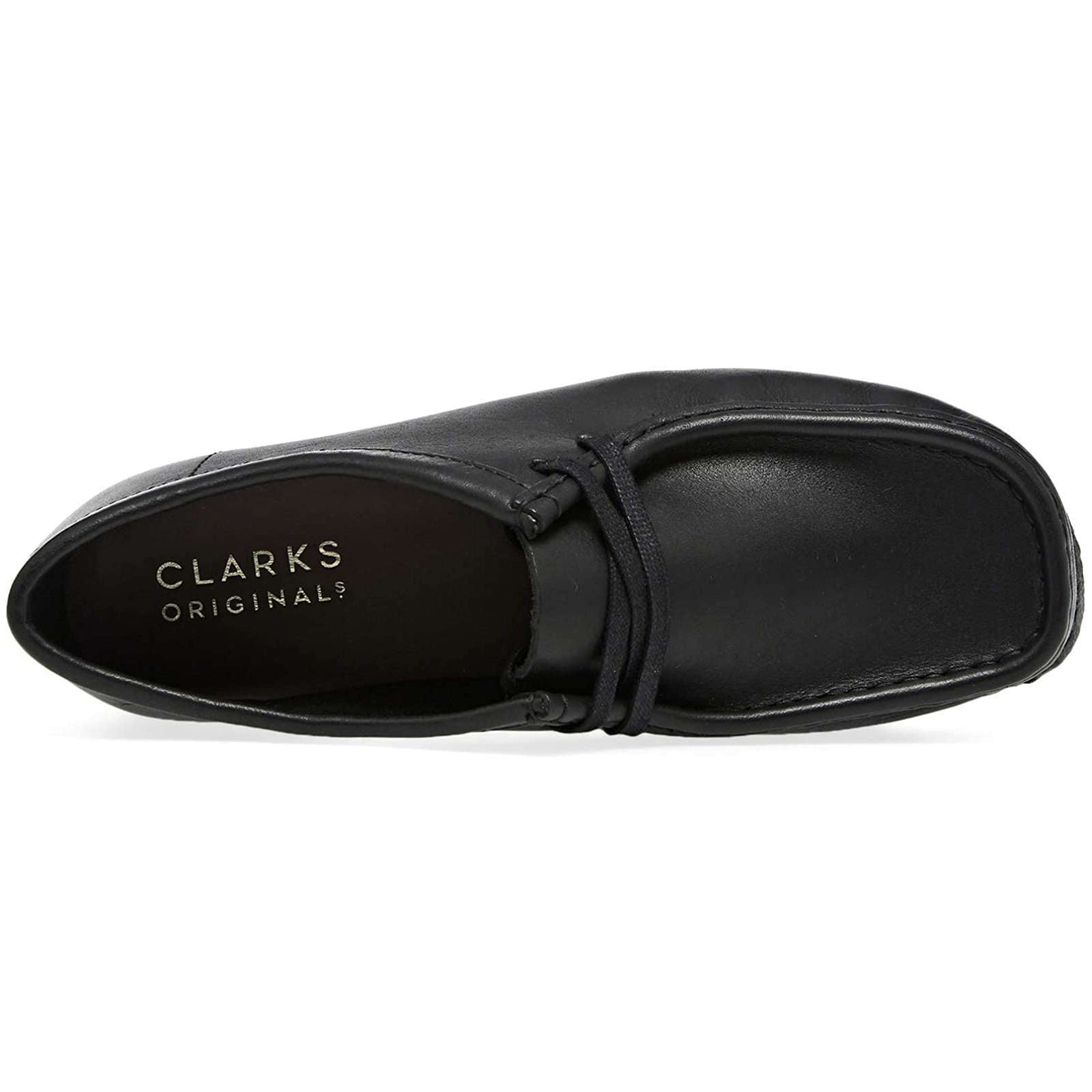 Clarks Originals Wallabee Leather Women's Shoes#color_black