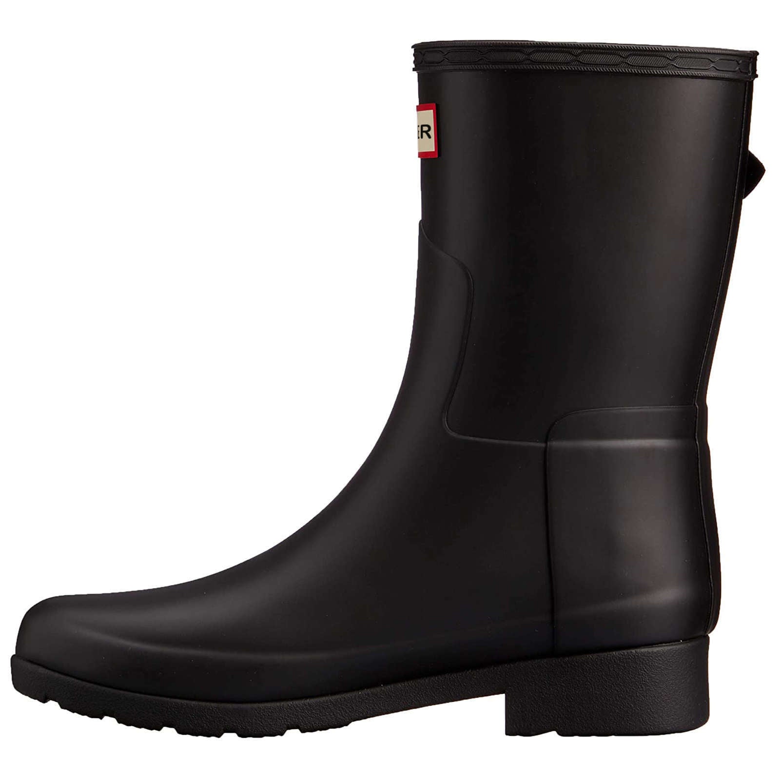 Hunter Original Refined Rubber Women's Short Wellington Boots#color_black