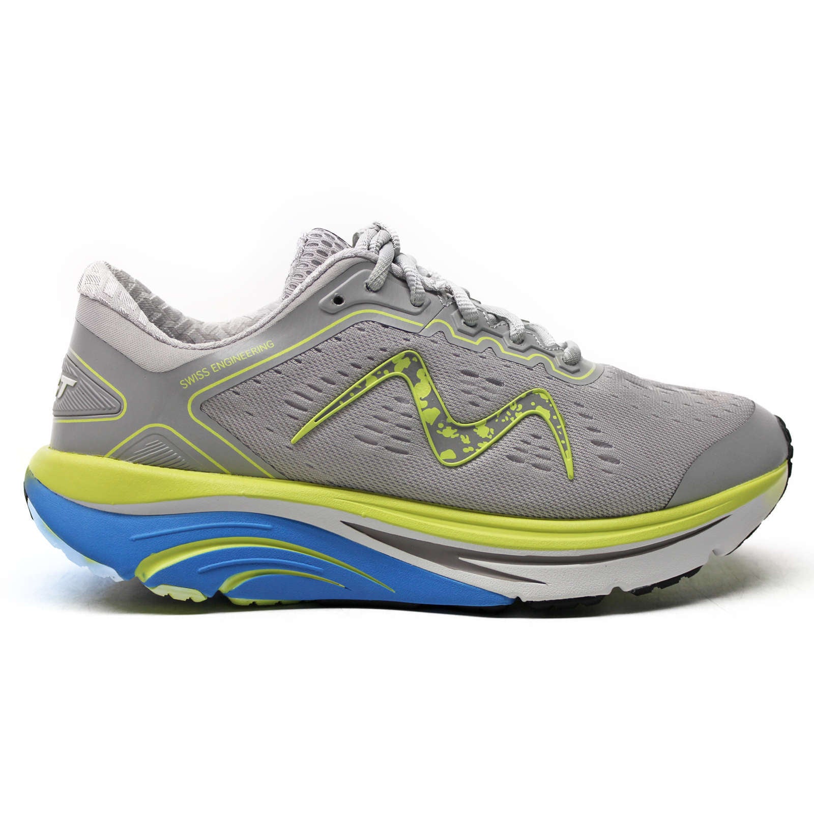 MBT GTC-2000 Mesh Women's Low-Top Trainers#color_grey lime yellow