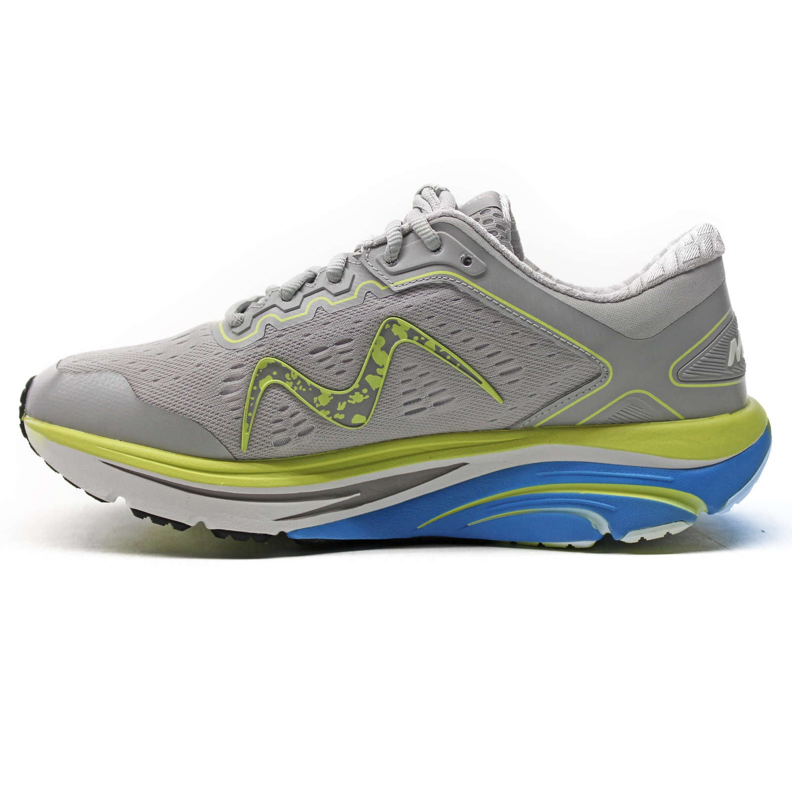 MBT GTC-2000 Mesh Women's Low-Top Trainers#color_grey lime yellow