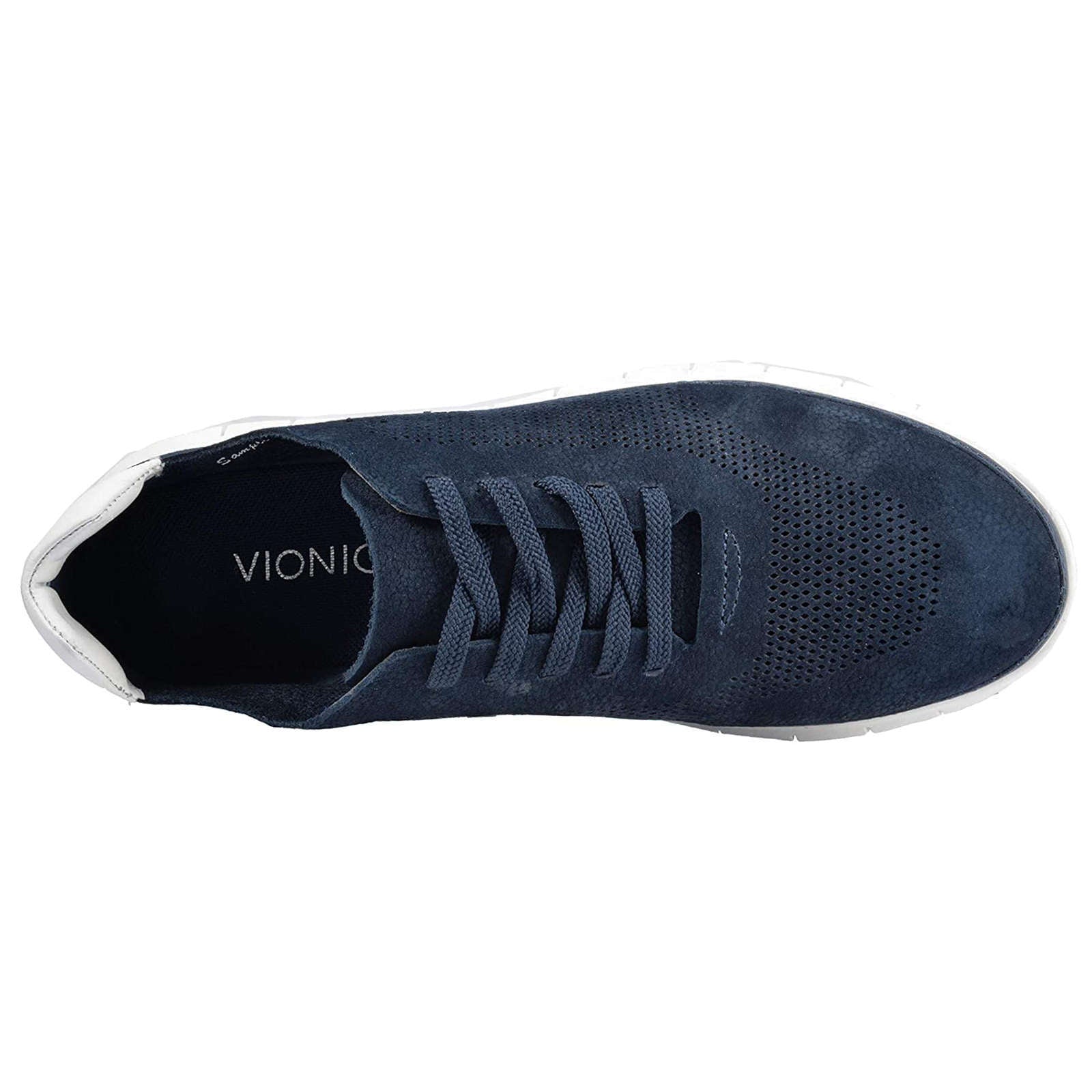 Vionic Fresh Tucker Nubuck Mens Trainers#color_navy