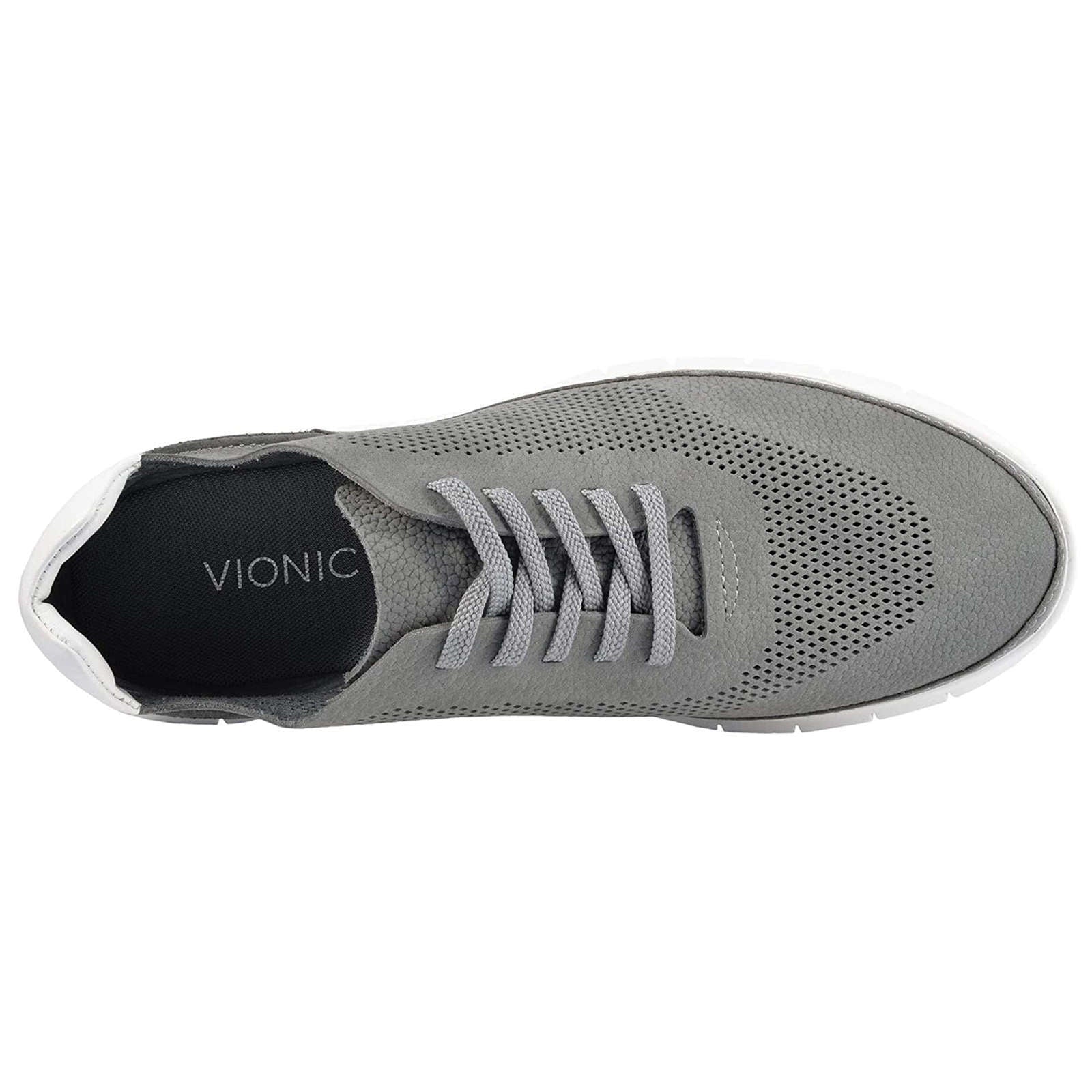 Vionic Fresh Tucker Nubuck Mens Trainers#color_grey