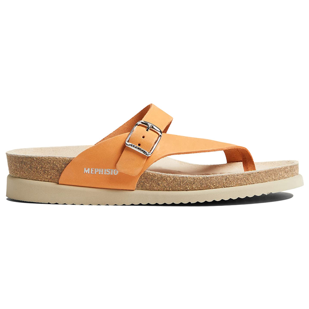 Mephisto Helen Leather Womens Sandals#color_orange