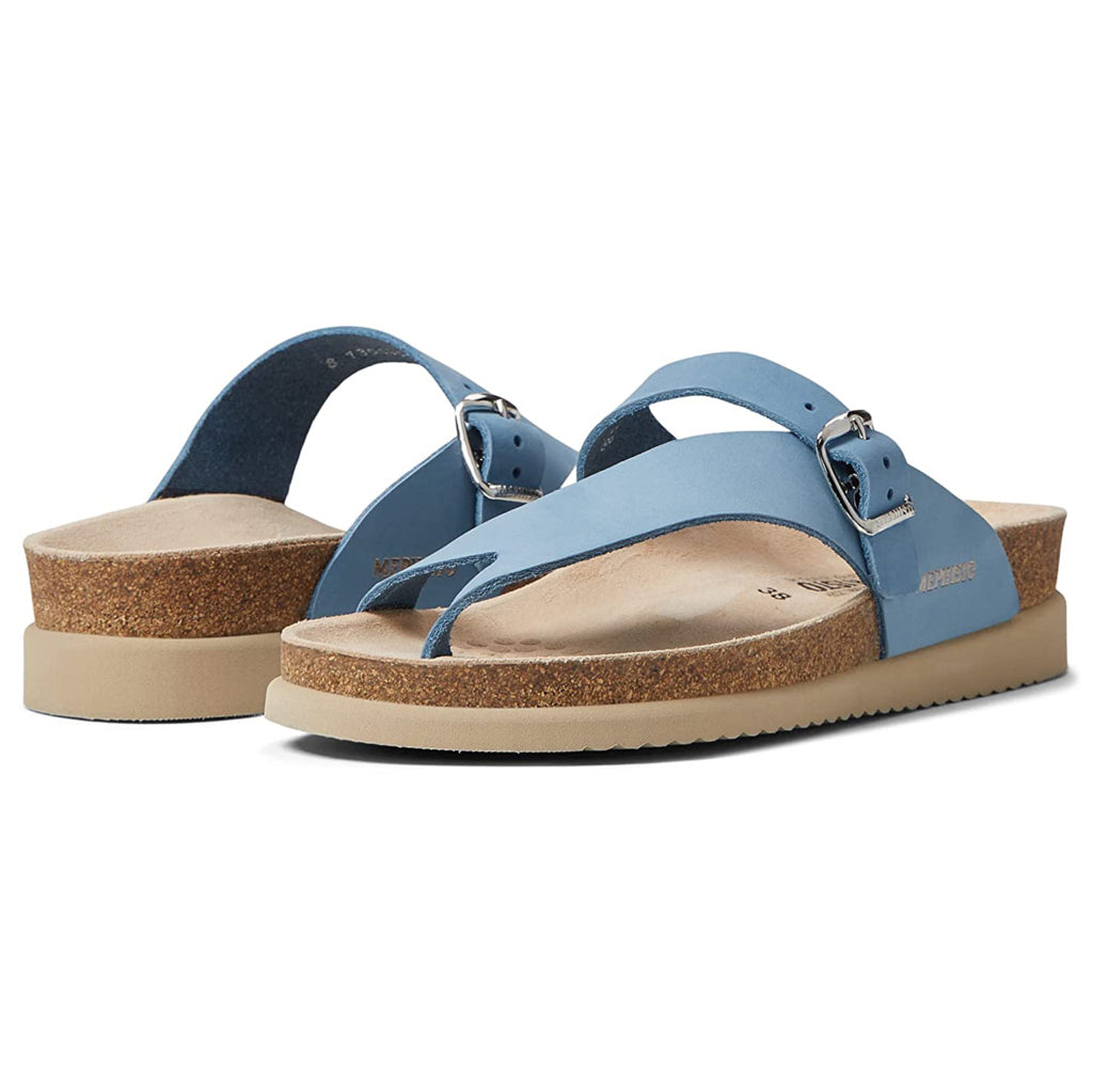 Mephisto Helen Leather Womens Sandals#color_sea blue