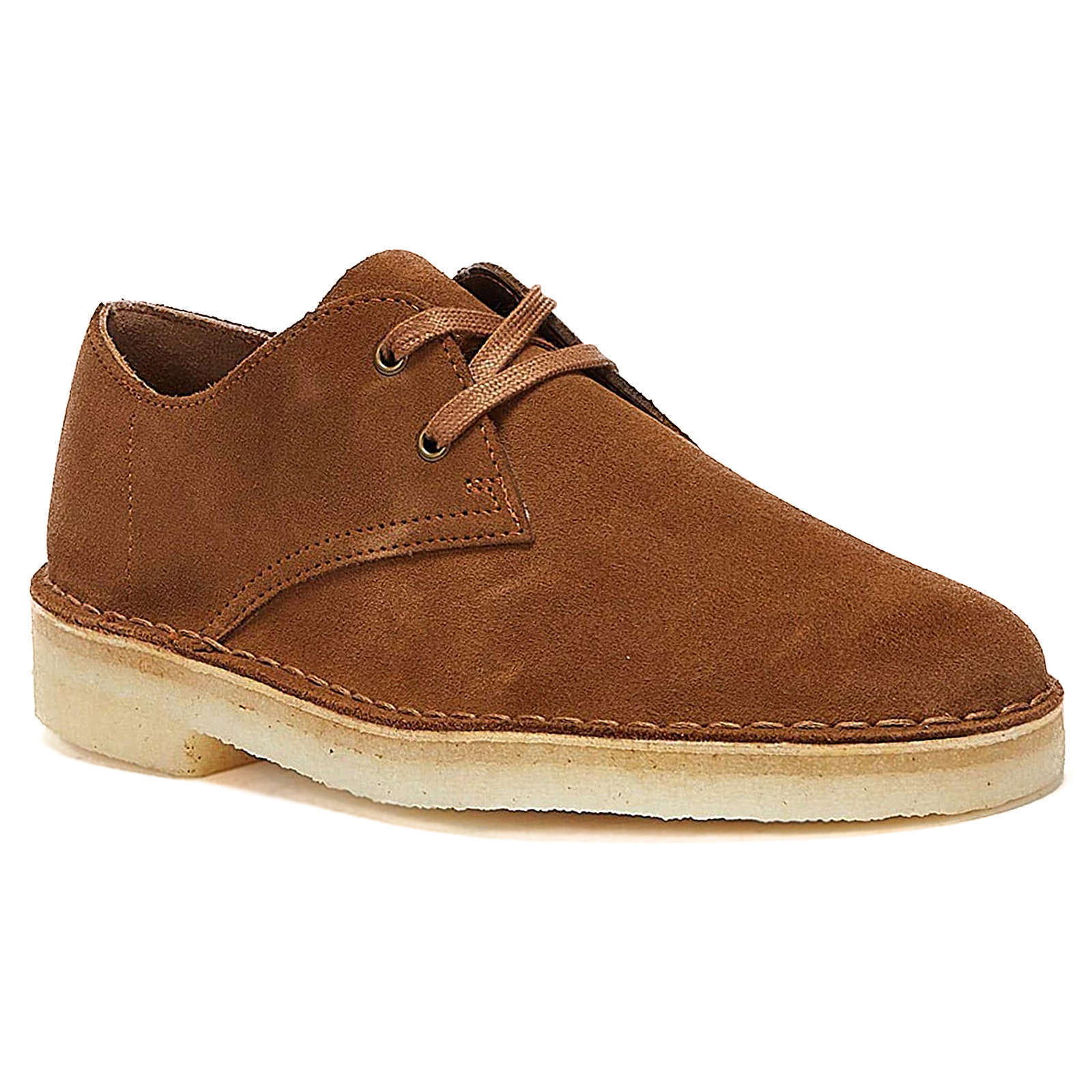 Clarks Originals Desert Khan Suede Leather Men's Shoes#color_cola