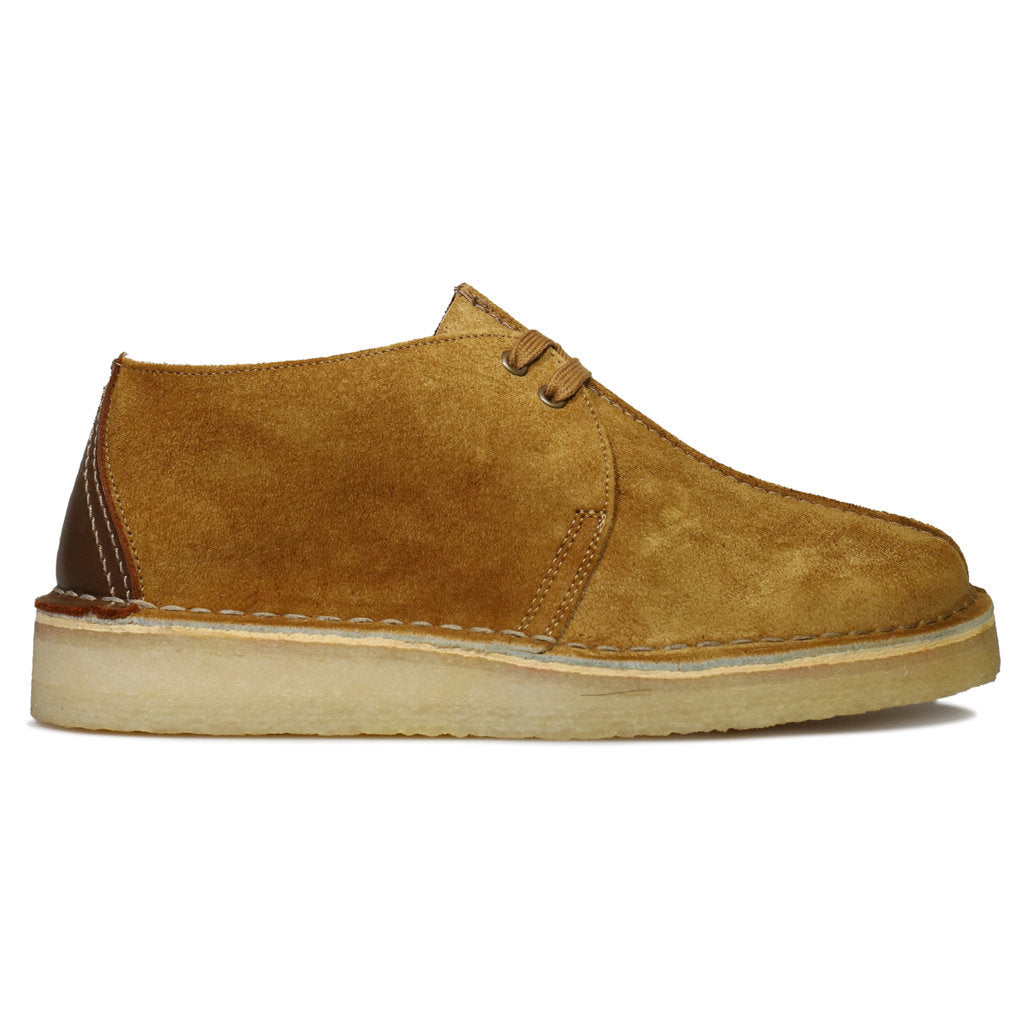 Clarks Originals Desert Trek Suede Leather Men's Shoes#color_oak