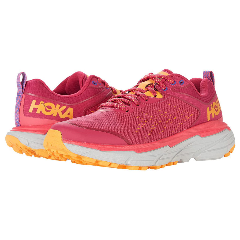 Hoka One One Challenger ATR 6 Synthetic Textile Women's Low-Top Trainers#color_jazzy paradise pink