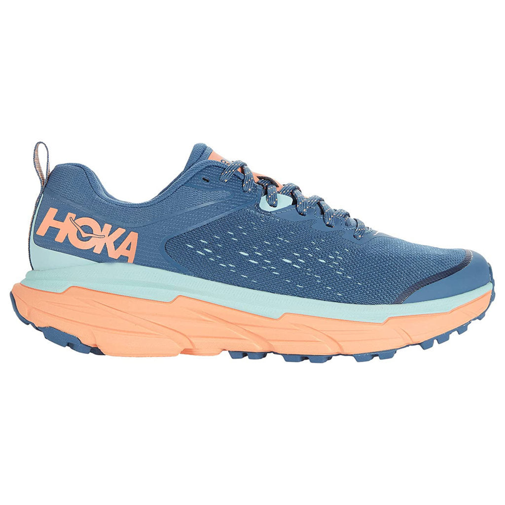 Hoka One One Challenger ATR 6 Synthetic Textile Women's Low-Top Trainers#color_real teal cantaloupe