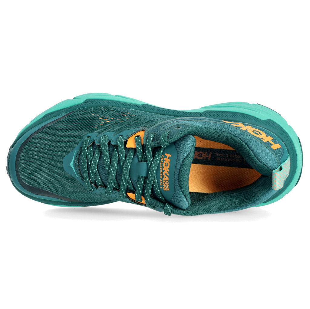 Hoka One One Challenger ATR 6 Synthetic Textile Women's Low-Top Trainers#color_deep teal water garden