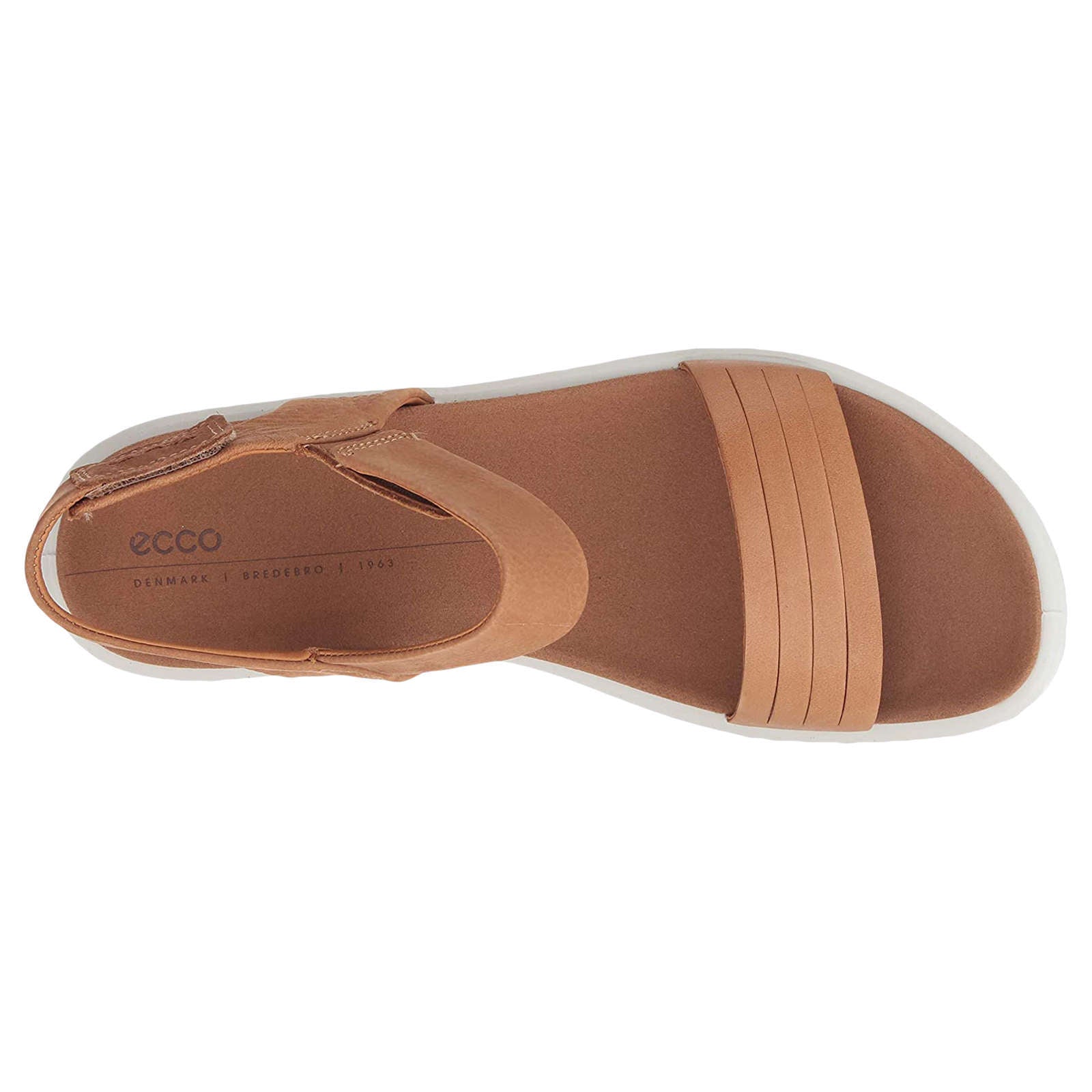 Ecco Flowt 273603 Leather Womens Sandals#color_lion cashmere