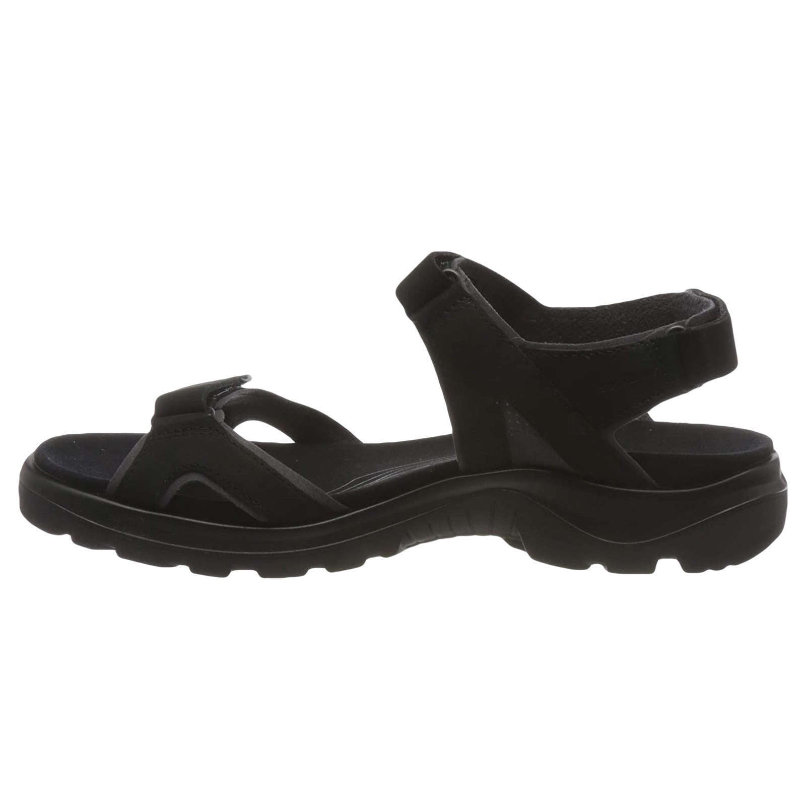 Ecco Offroad 822153 Nubuck Womens Sandals#color_black