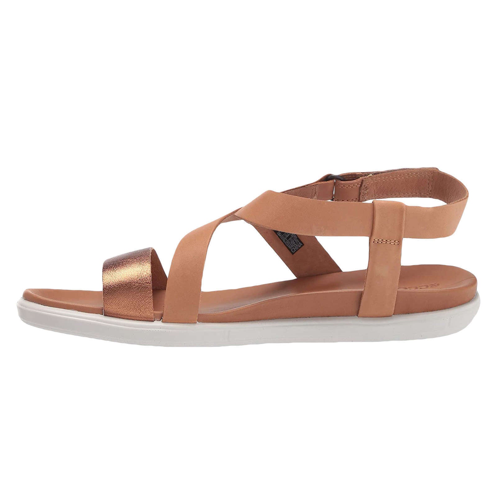 Ecco Simpil 209223 Leather Womens Sandals#color_bronze lion