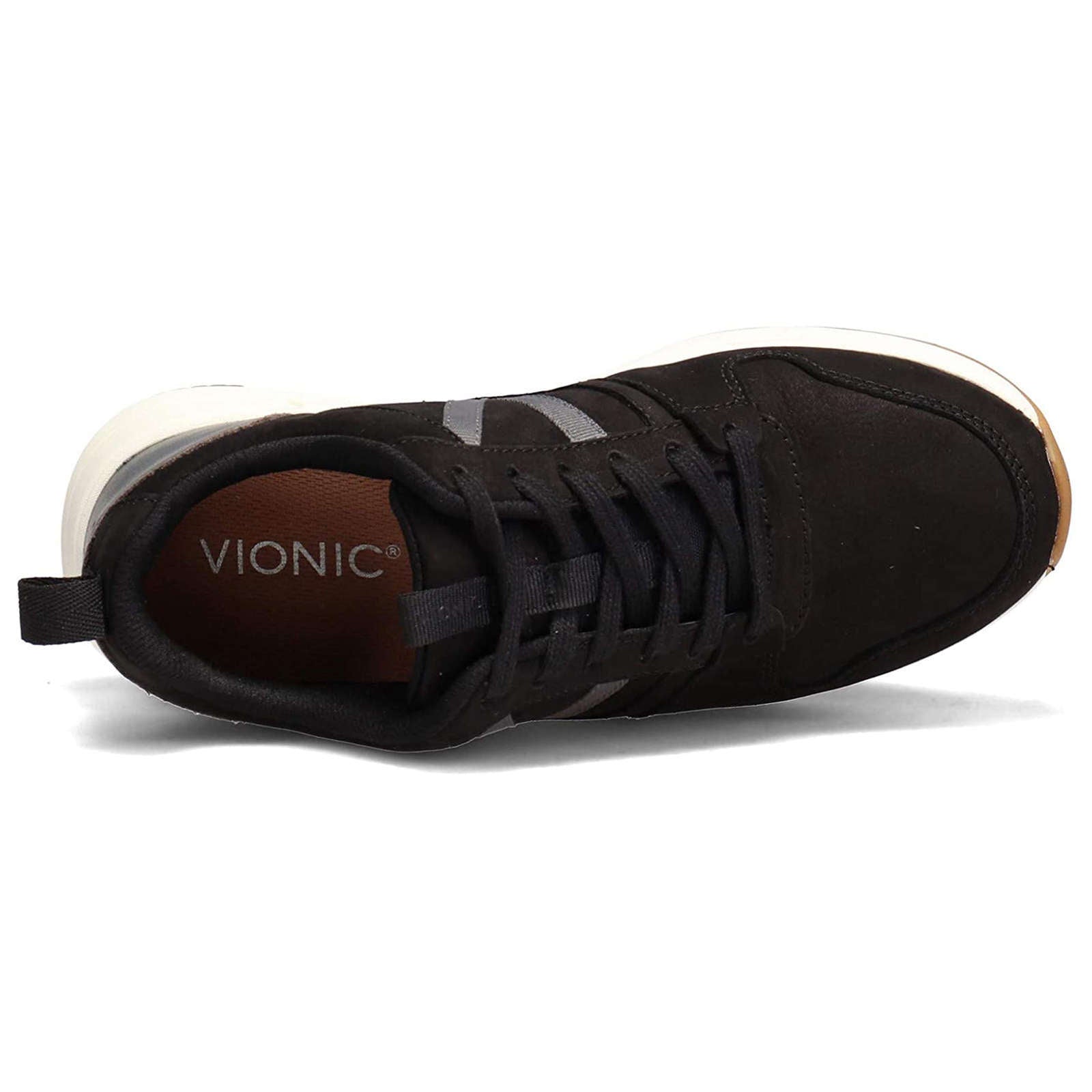 Vionic Curran Rechelle Nubuck Womens Trainers#color_black