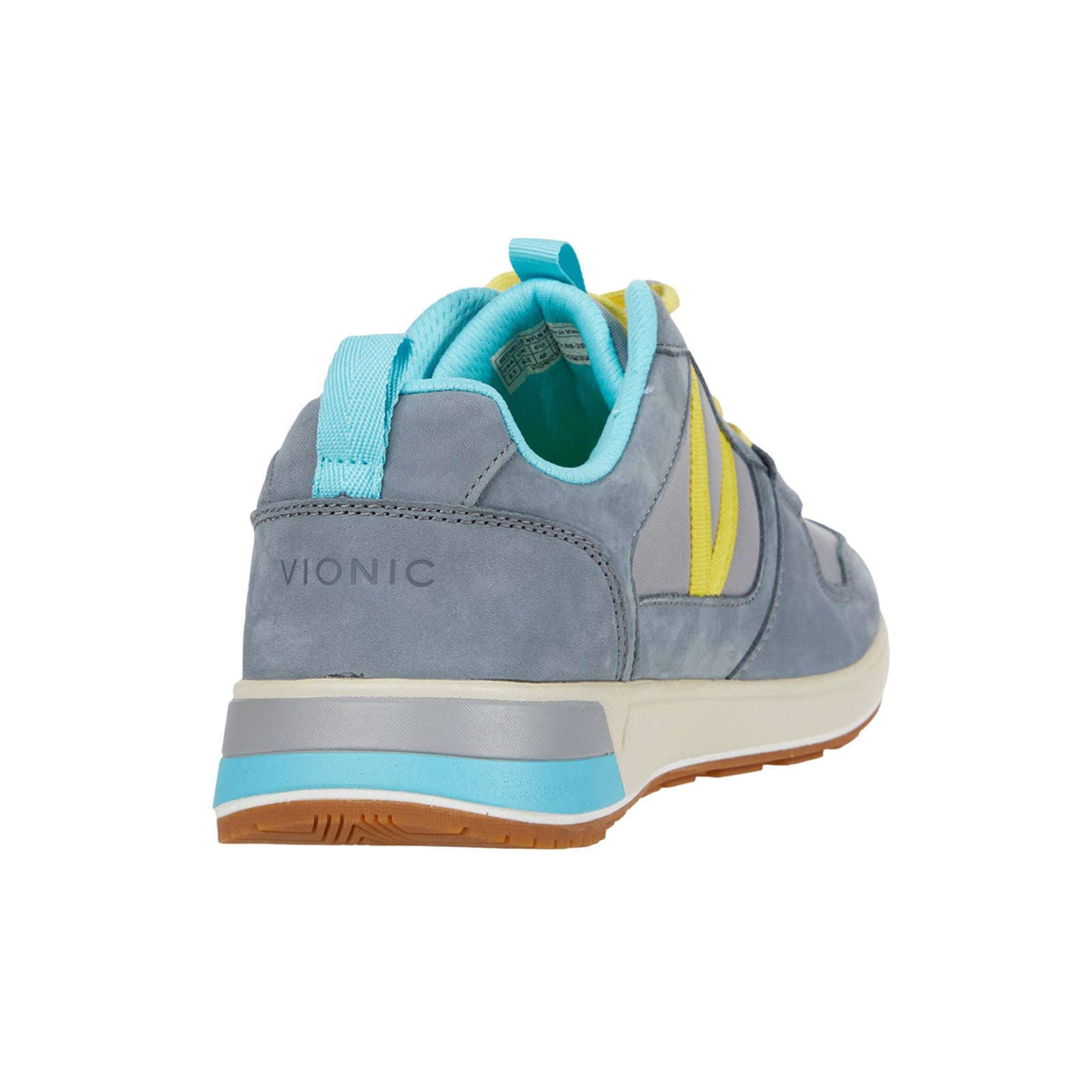 Vionic Curran Rechelle Nubuck Womens Trainers#color_light grey